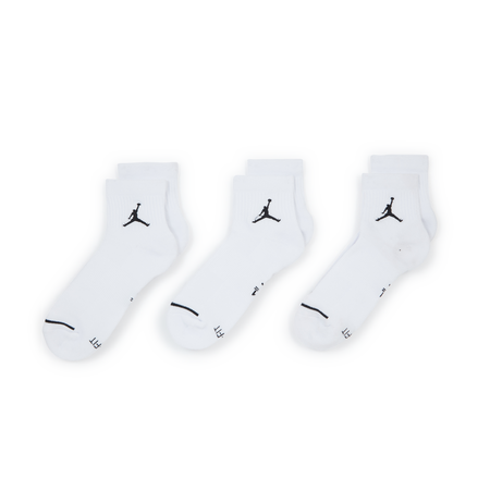 JORDAN CHAUSSETTES X3 QUARTER JUMPMAN WIT/ZWART HEREN