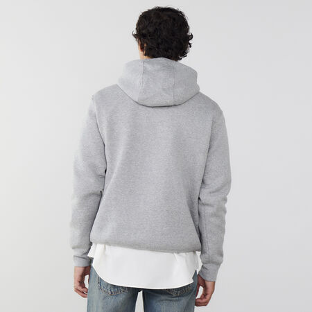 NIKE HOODIE CLUB SMALL LOGO GRIS HEREN