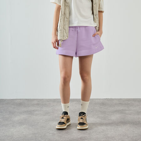 NIKE SHORT PHOENIX ESSENTIAL LILAS/BLANC DAMES