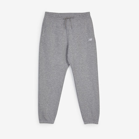 NEW BALANCE PANT JOGGER SMALL LOGO GRIJS/WIT HEREN