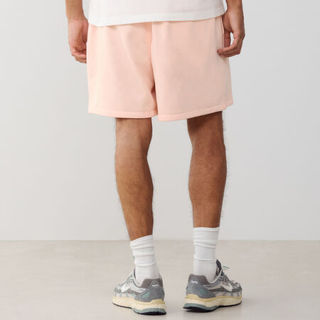 NIKE SHORT CLUB FLEECE FLOW ROZE/WIT HEREN