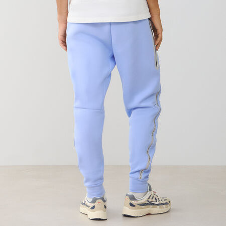 NIKE PANT JOGGER TECH FLEECE REFLECTIVE BLAUW/ZWART HEREN