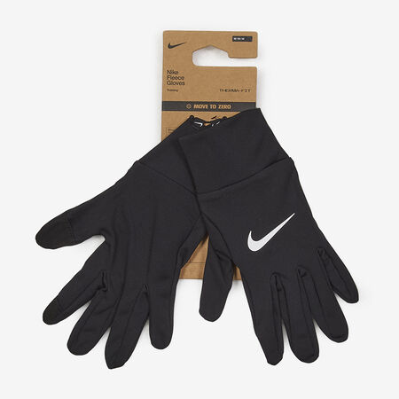 NIKE GLOVES THERMA-FIT FLEECE TG ZWART/WIT UNISEX
