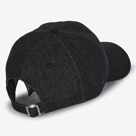 NEW ERA 9TWENTY CHICAGO BULLS DENIM ZWART/ROOD HEREN
