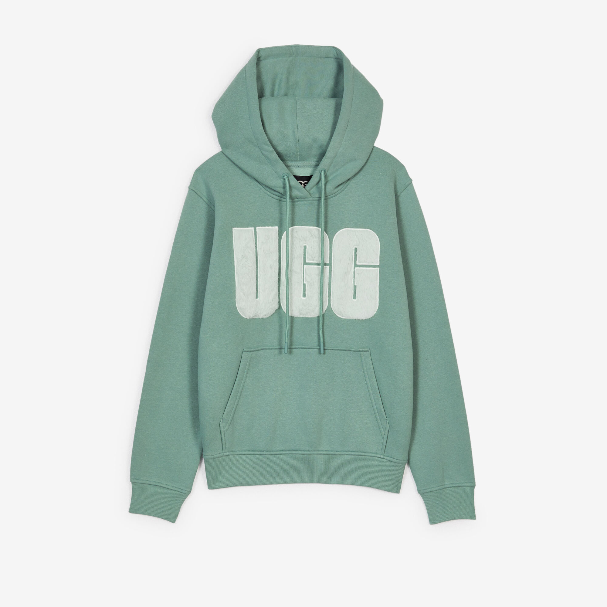 UGG HOODIE REY FUZZY LOGO BLAUW TRUI DAMES Courir