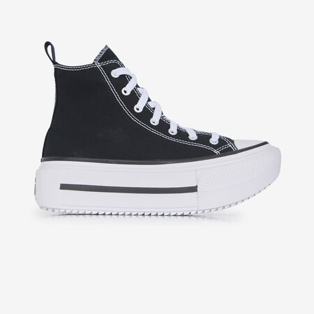 CONVERSE chuck taylor all star CHUCK TAYLOR ALL STAR LIFT DOUBLE STACK ZWART/WIT JUNIOR