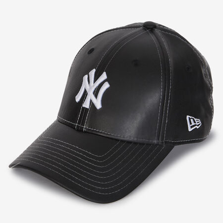NEW ERA 9FORTY WOMEN NY TOPSTITCH PU ZWART/WIT DAMES