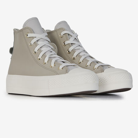 CONVERSE chuck taylor all star CHUCK TAYLOR ALL STAR LIFT SUEDE BEIGE DAMES