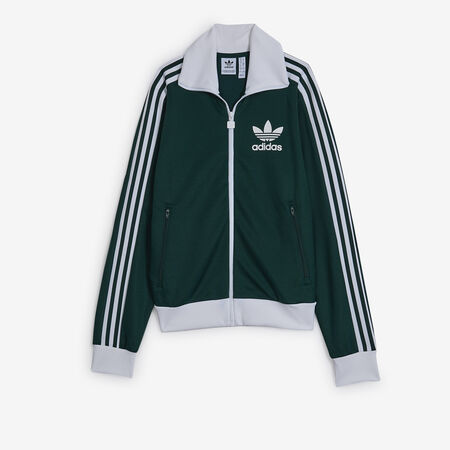 ADIDAS ORIGINALS JACKET FZ ADICOLOR CLASSICS GROEN/WIT DAMES