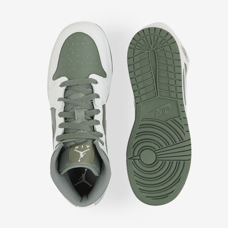 JORDAN air jordan 1 AIR JORDAN 1 MID WIT/GROEN JUNIOR