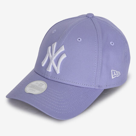 NEW ERA 9FORTY WOMEN NY LEAGUE ESSENTIAL LILA/WIT DAMES