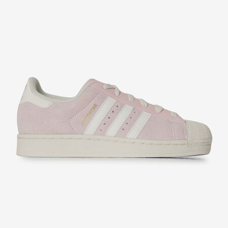 SUPERSTAR LEATHER : ROZE/WIT