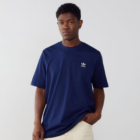 ADIDAS ORIGINALS TEE SHIRT ESSENTIAL MARINEBLAUW/WIT HEREN
