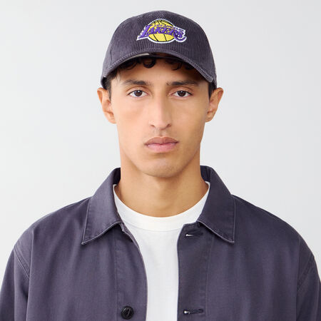 NEW ERA 9FORTY MC LAKERS CORD GRIJS HEREN