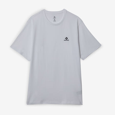 CONVERSE TEE SHIRT STAR CHEVRON WIT/ZWART HEREN