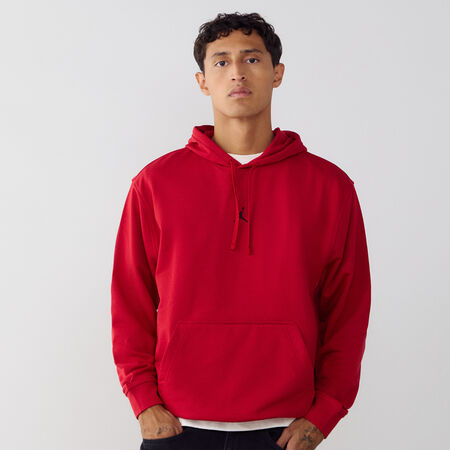JORDAN HOODIE CENTERED LOGO DRI-FIT ROOD HEREN