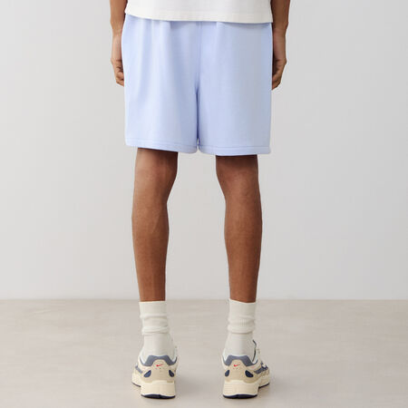 NIKE SHORT CLUB FLOW BLAUW/WIT HEREN