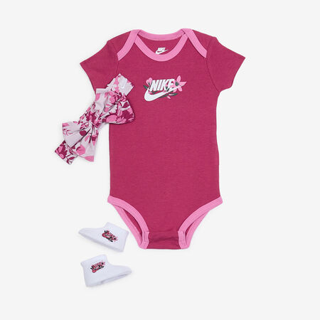3 PC SET FLORAL : ROZE