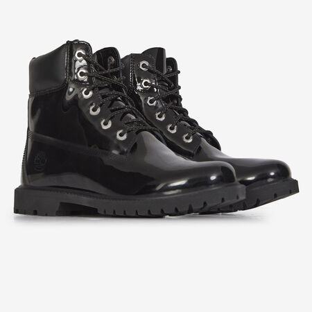 TIMBERLAND 6 INCH  PATENT ZWART DAMES