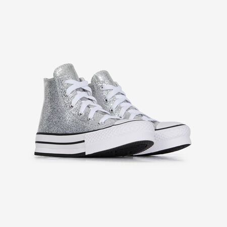 CONVERSE CHUCK TAYLOR ALL STAR LIFT HI ZILVER KIND