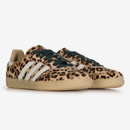 ADIDAS ORIGINALS samba SAMBA LEOPARD BRUIN/ZWART DAMES