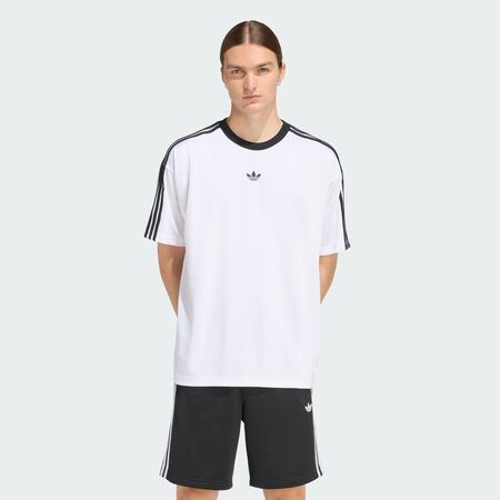 ADIDAS ORIGINALS JERSEY TREFOIL WIT HEREN