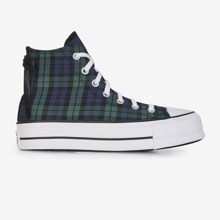 CONVERSE CHUCK TAYLOR ALL STAR LIFT HI BLAUW/ZWART DAMES