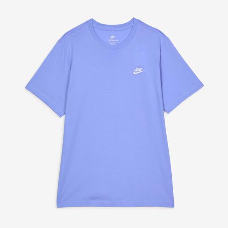 TEE SHIRT CLUB : BLAUW/WIT