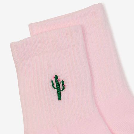 COURIR MID CREW CACTUS 2PK ROZE/ZWART UNISEX