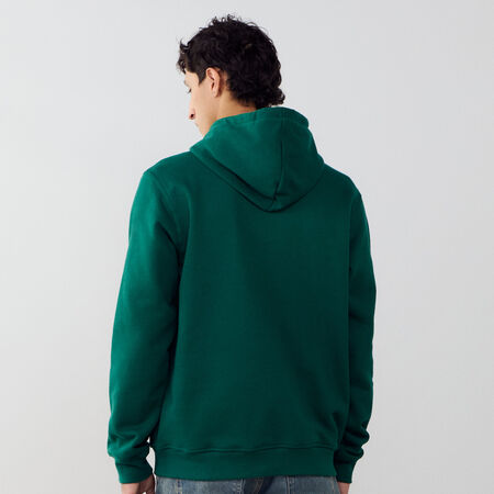 ADIDAS ORIGINALS HOODIE ESSENTIAL TREFOIL GROEN HEREN