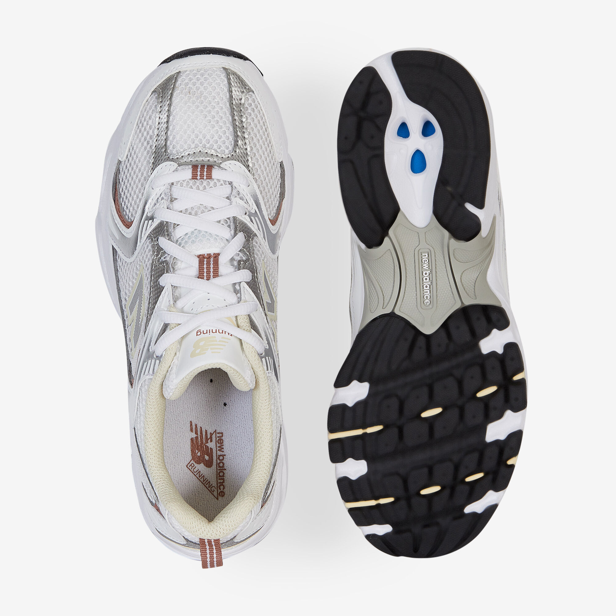 NEW BALANCE 530 WIT GEEL SNEAKERS DAMES Courir