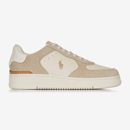 POLO RALPH LAUREN MASTERS COURT SUEDE WIT/BEIGE HEREN