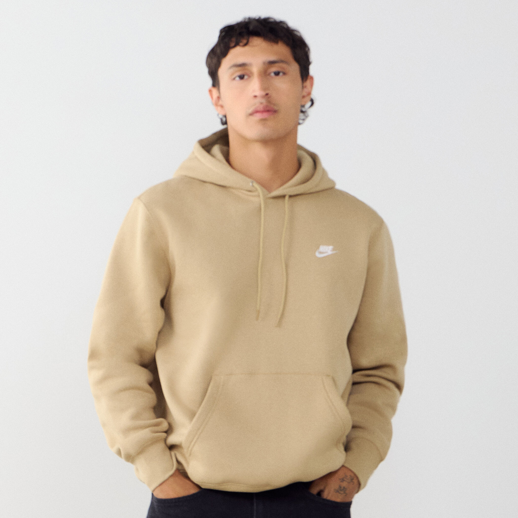 beige hoodie nike