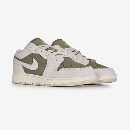 JORDAN AIR JORDAN 1 LOW SUEDE BEIGE/KHAKI JUNIOR