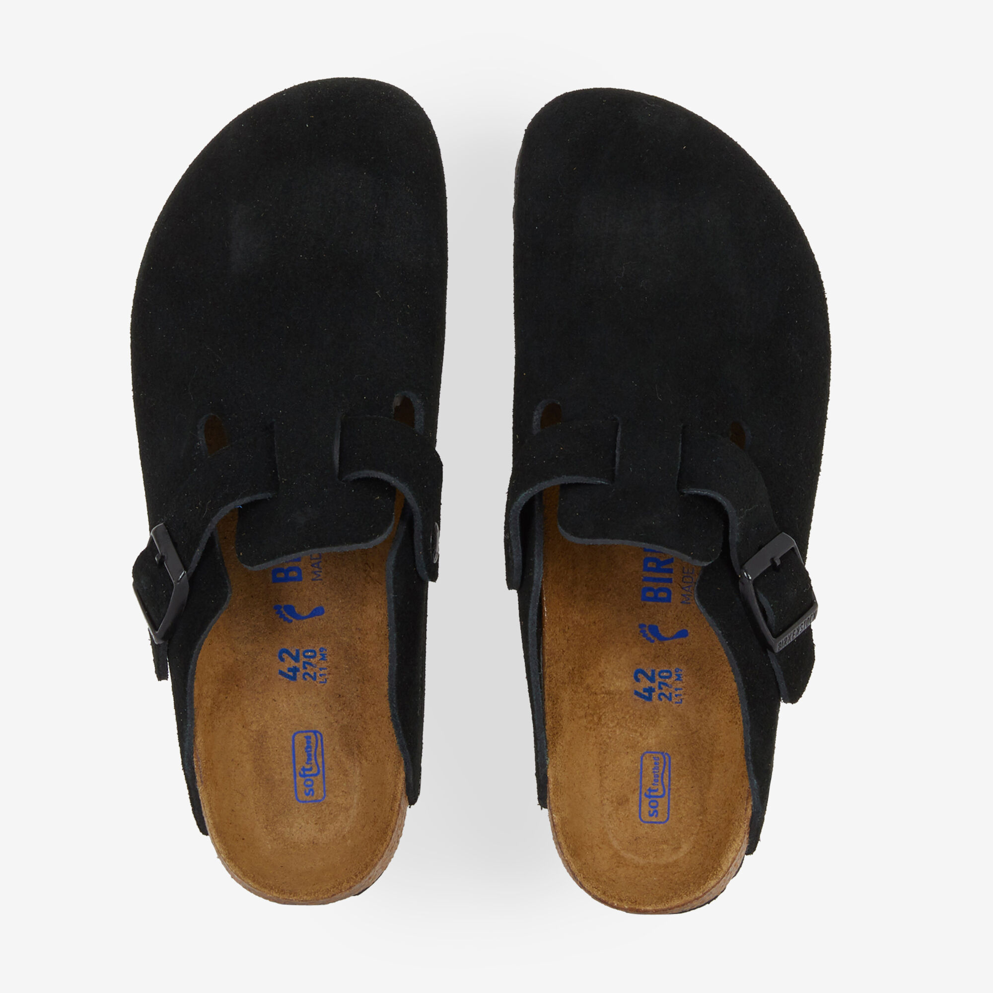 BIRKENSTOCK BOSTON SUEDE ZWART SNEAKERS HEREN Courir