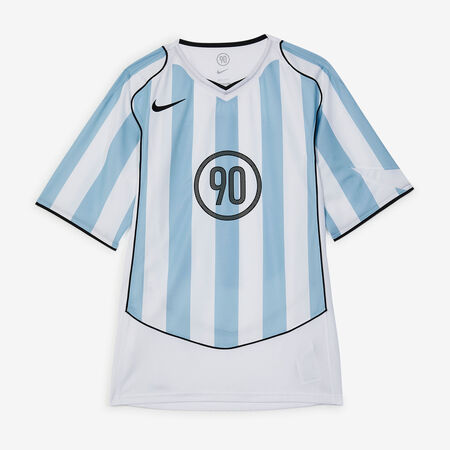 NIKE JERSEY T90 ENERGY WIT/BLAUW HEREN