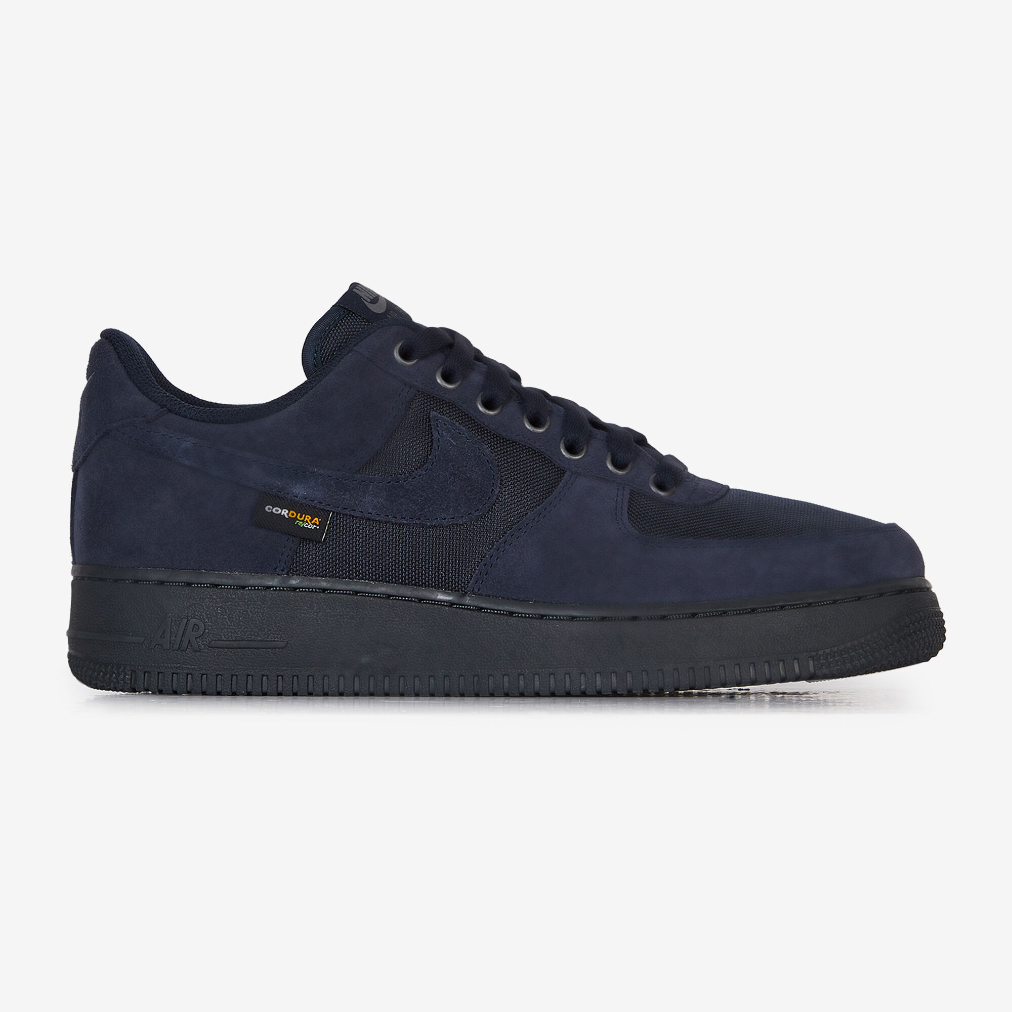 NIKE AIR FORCE 1 LOW CORDURA MARINEBLAUW ZWART SNEAKERS HEREN Courir