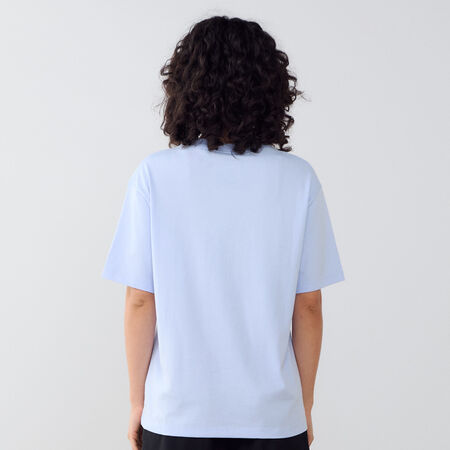 JORDAN TEE SHIRT CORE ESSENTIAL BLAUW/WIT DAMES