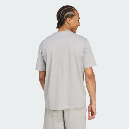 ADIDAS ORIGINALS TEE SHIRT ESSENTIAL GRIJS/WIT HEREN