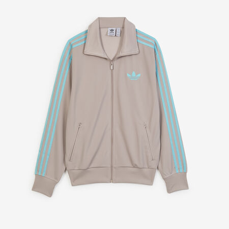 ADIDAS ORIGINALS JACKET FZ TRACKTOP FIREBIRD BEIGE/BLAUW DAMES