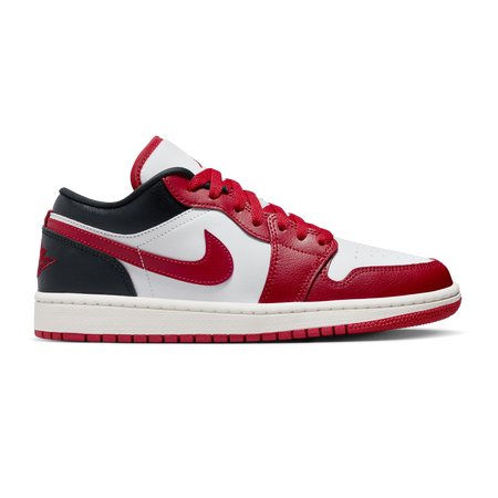 Jordan 1 low red white cheap