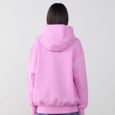 NIKE HOODIE PHOENIX LONG OVERSIZED ROZE DAMES