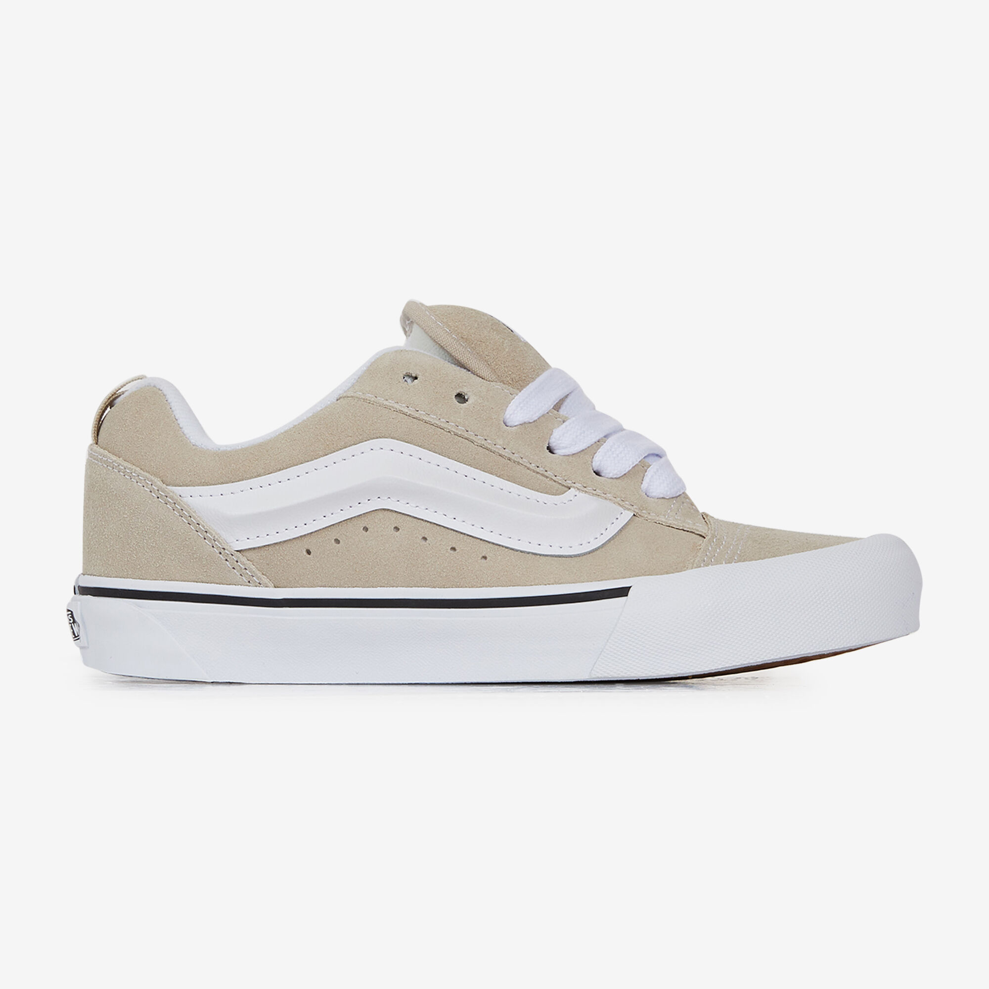 VANS KNU SKOOL BEIGE WIT SNEAKERS DAMES Courir