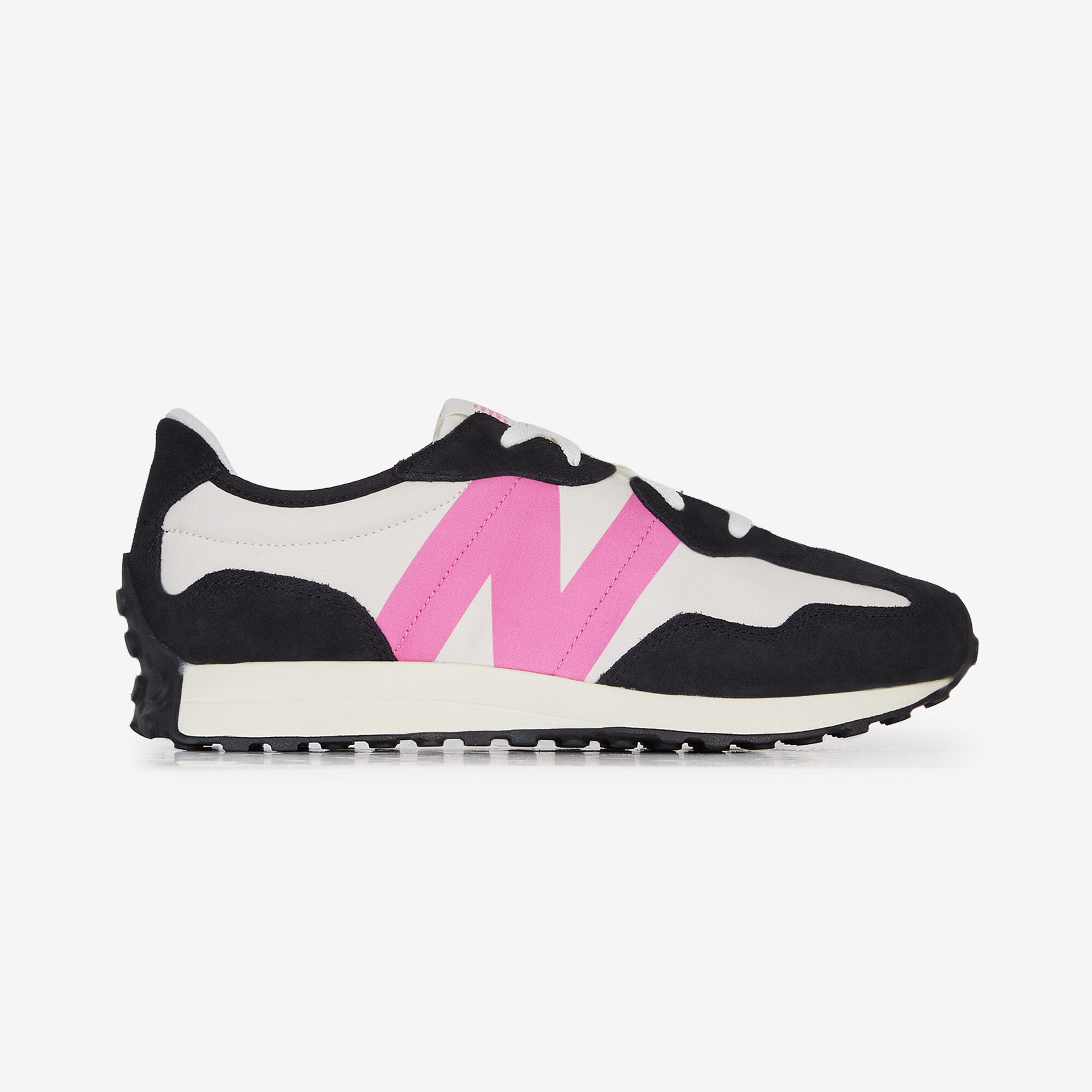 NEW BALANCE 327 ZWART ROZE SNEAKERS KINDEREN Courir