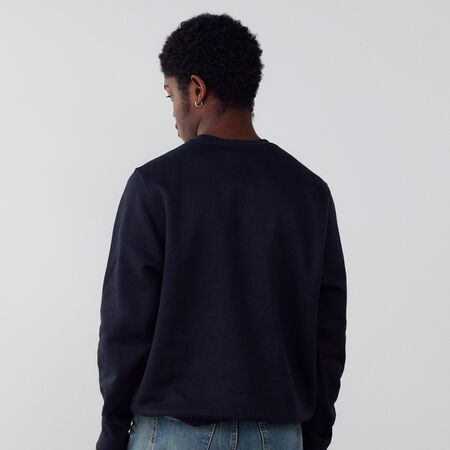 NIKE SWEAT CREW CLUB DT ZWART/WIT HEREN