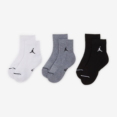 JORDAN CHAUSSETTES X3 QUARTER JUMPMAN BLANC/NOIR HEREN