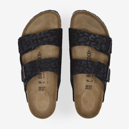 BIRKENSTOCK ARIZONA CHEETAH ZWART DAMES