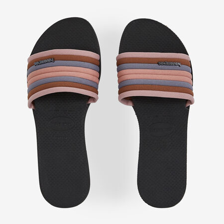 HAVAIANAS YOU MALTA COOL ZWART/MEERKLEURIG DAMES