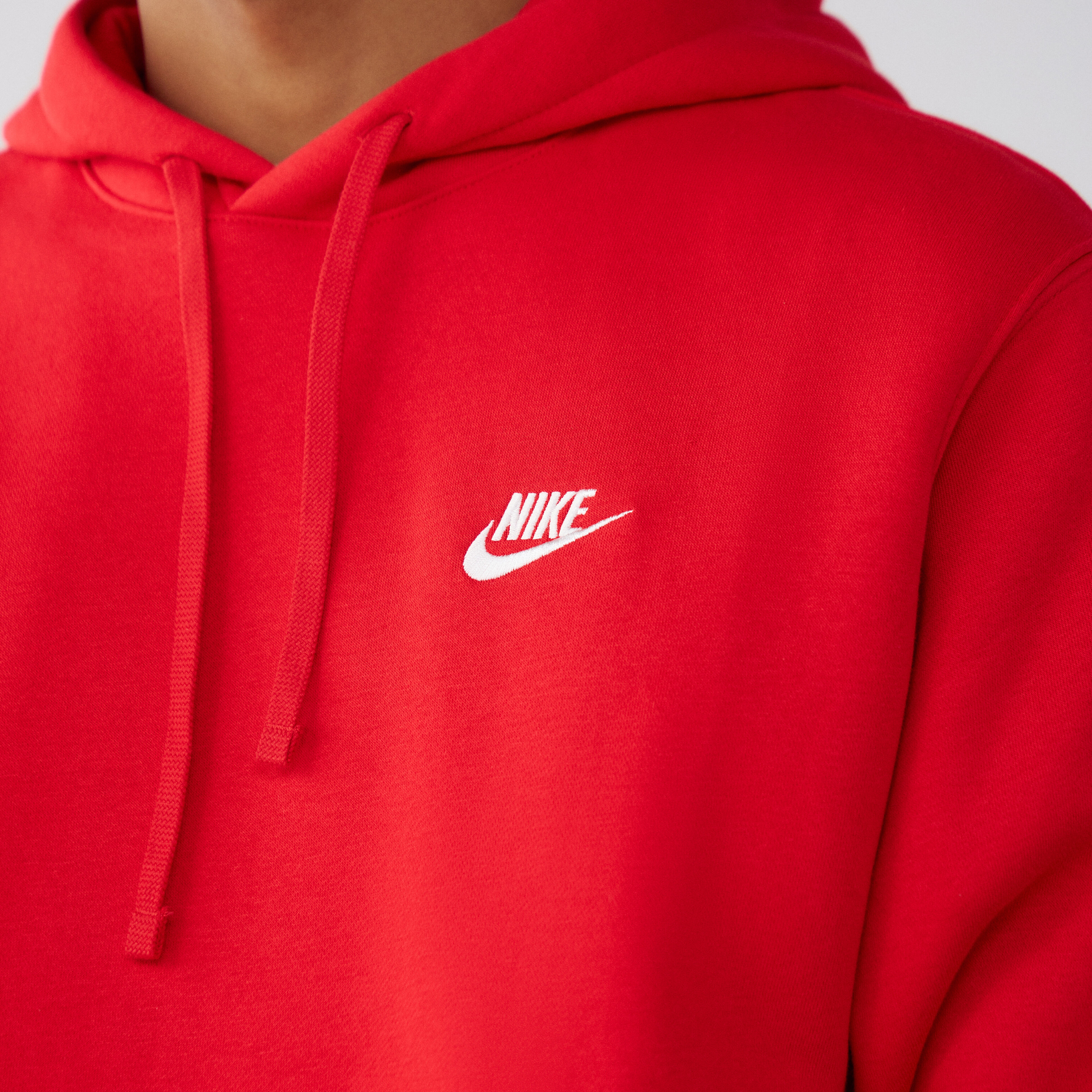 red nike hoodie xs