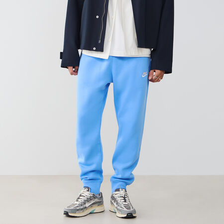 NIKE PANT JOGGER CLUB BLAUW/WIT HEREN